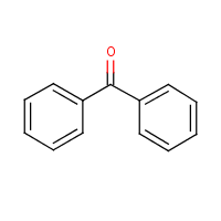 Benzophenone formula graphical representation