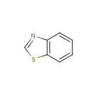 Benzothiazole formula graphical representation