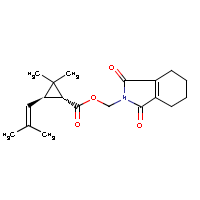 Tetramethrin formula graphical representation