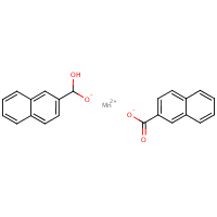 Manganese naphthenate formula graphical representation