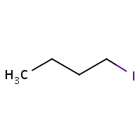 n-Butyl iodide formula graphical representation