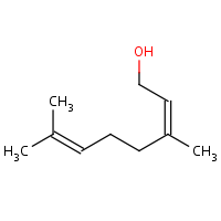 Nerol formula graphical representation