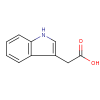 Indoleacetic acid formula graphical representation