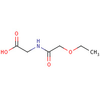 N-Ethoxyacetylglycine formula graphical representation