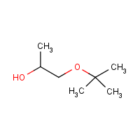 Propylene glycol mono-t-butyl ether formula graphical representation