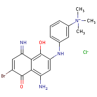 Basic Blue 99 formula graphical representation