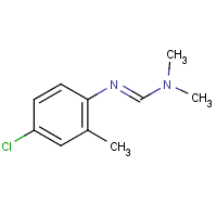 Chlordimeform formula graphical representation