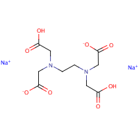 Disodium EDTA dihydrate formula graphical representation