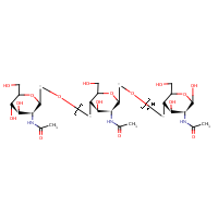 Chitin formula graphical representation