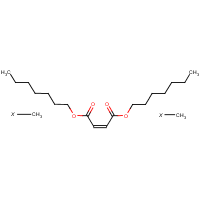 Diisooctyl maleate formula graphical representation