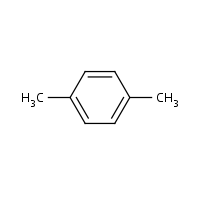 p-Xylene formula graphical representation