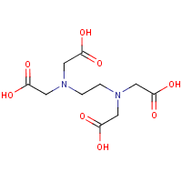 Edetic acid formula graphical representation