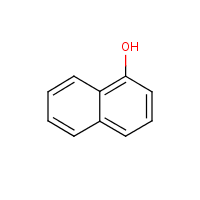 1-Naphthol formula graphical representation