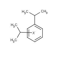 Diisopropylbenzene, all isomers formula graphical representation