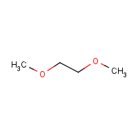 1,2-Dimethoxyethane formula graphical representation