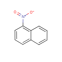 1-Nitronaphthalene formula graphical representation