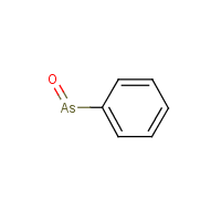 Phenyl arsine oxide formula graphical representation