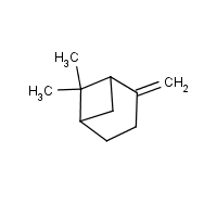 beta-Pinene formula graphical representation