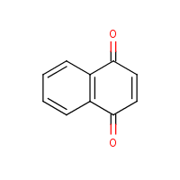 1,4-Naphthoquinone formula graphical representation