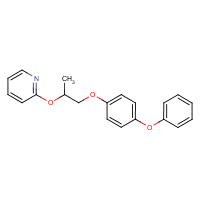 Pyriproxyfen formula graphical representation