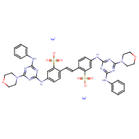 Fluorescent Brightener FWA-1 formula graphical representation