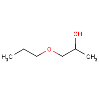 1-Propoxy-2-propanol formula graphical representation