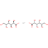 Manganese gluconate formula graphical representation