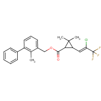 Bifenthrin formula graphical representation