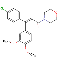 Dimethomorph formula graphical representation