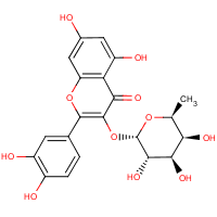 Quercitrin formula graphical representation