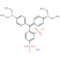 C.I. Food Blue 3 formula graphical representation