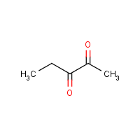 2,3-Pentanedione formula graphical representation