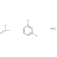 Lead nitroresorcinate formula graphical representation