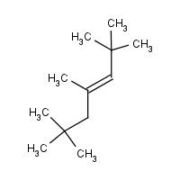 2,2,4,6,6-Pentamethyl-3-heptene formula graphical representation