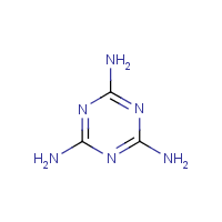 Melamine formula graphical representation