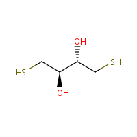 Dithioerythritol formula graphical representation