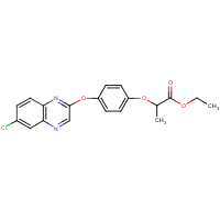 Quizalofop-ethyl formula graphical representation