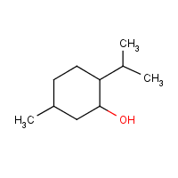 Menthol formula graphical representation