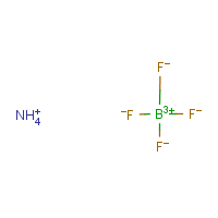 Ammonium fluoroborate formula graphical representation