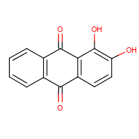 Alizarin formula graphical representation