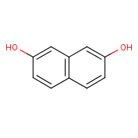 2,7-Naphthalenediol formula graphical representation