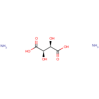 Ammonium tartrate formula graphical representation