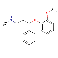 Nisoxetine formula graphical representation