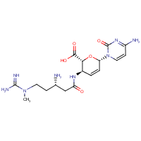 Blasticidin-S formula graphical representation