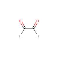 Glyoxal formula graphical representation