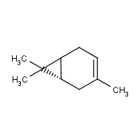 (1S)-(+)-3-Carene formula graphical representation