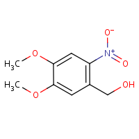6-Nitroveratryl alcohol formula graphical representation