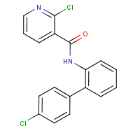 Boscalid formula graphical representation