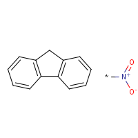 Nitrofluorene formula graphical representation