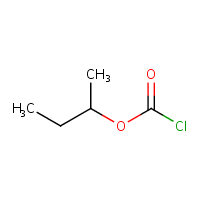 sec-Butyl chloroformate formula graphical representation